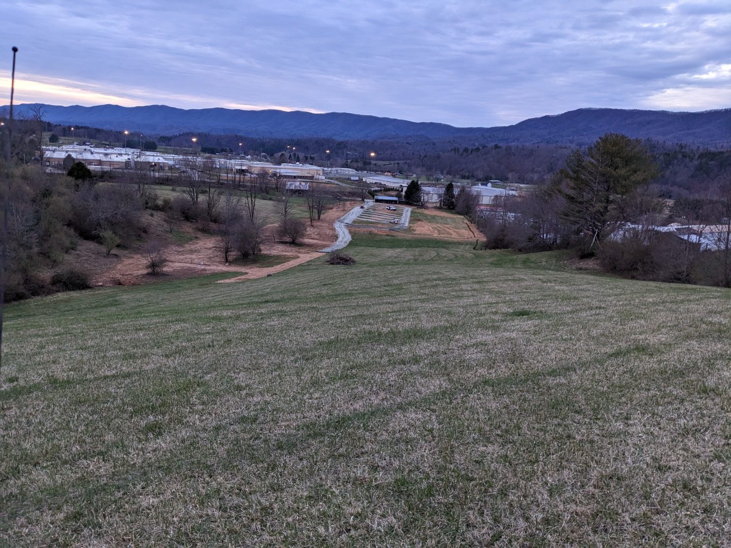 Looking across the valley toward Mountain City from above Doe Valley Campground.